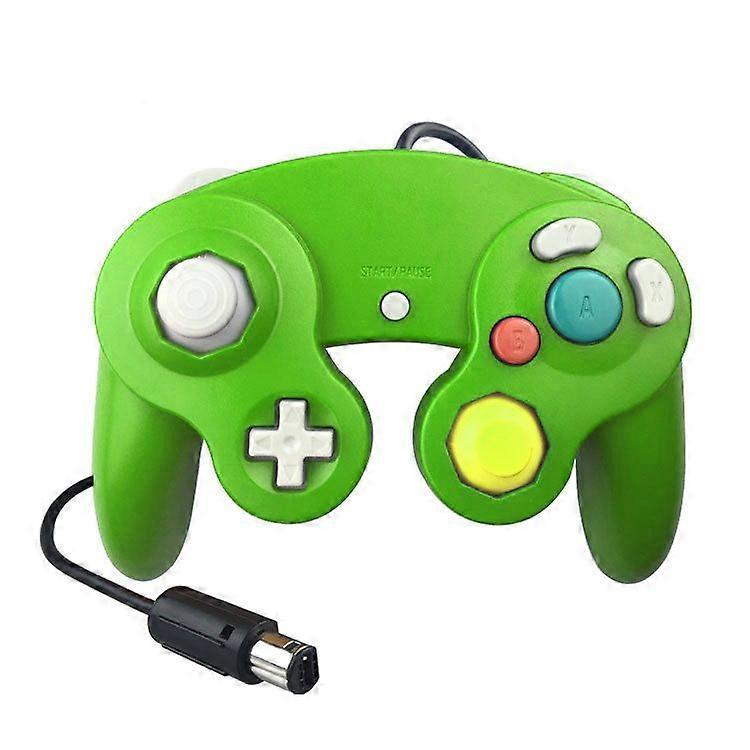 2 PCS Wired Game Controller, Product color: Green