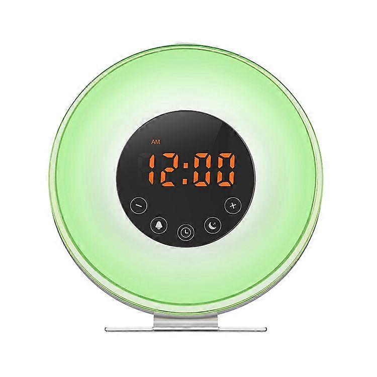 LED Touch Intligent Wake-up Light Alarm Clock