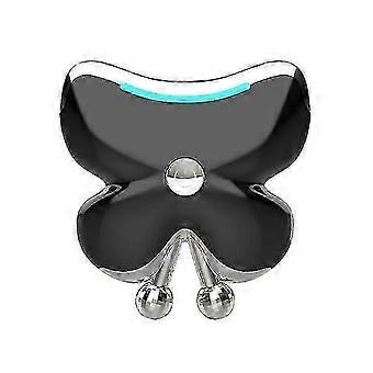 Microcurrent Gua Sha Face and Neck Massager, Black Silver, Rechargeable Multi-Mode, Lymphatic Drainage, Skincare Absorption Boost, Travel-Ready