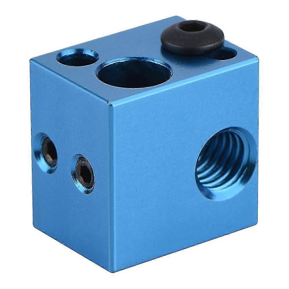 3D Printer Accessories Aluminium Heating Block Heater Hot End Compatible withMakerbot (Blue)