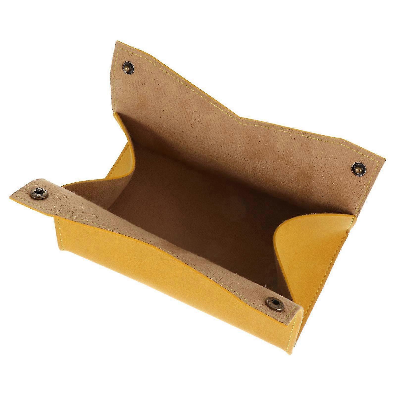2-Pack PU Tissue and Napkin Storage Case, Waterproof with Snap Closure for Home Office Car