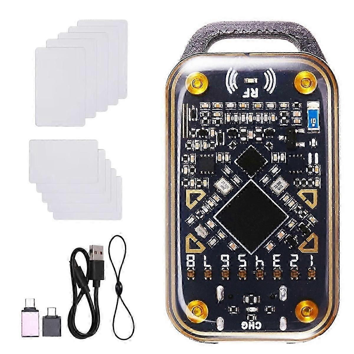 Multifrequency RFID Reader for Cloning and Emulating Cards, Includes 5 UID and 5 CUID Cards