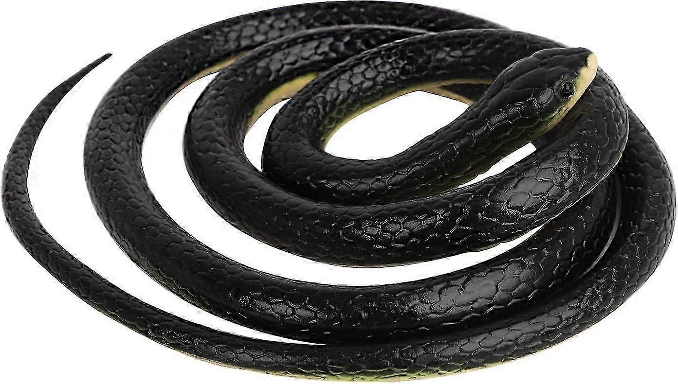 Cobra falsa de borracha realista Brinquedo de cobra falsa flexível 50 polegadas-bom