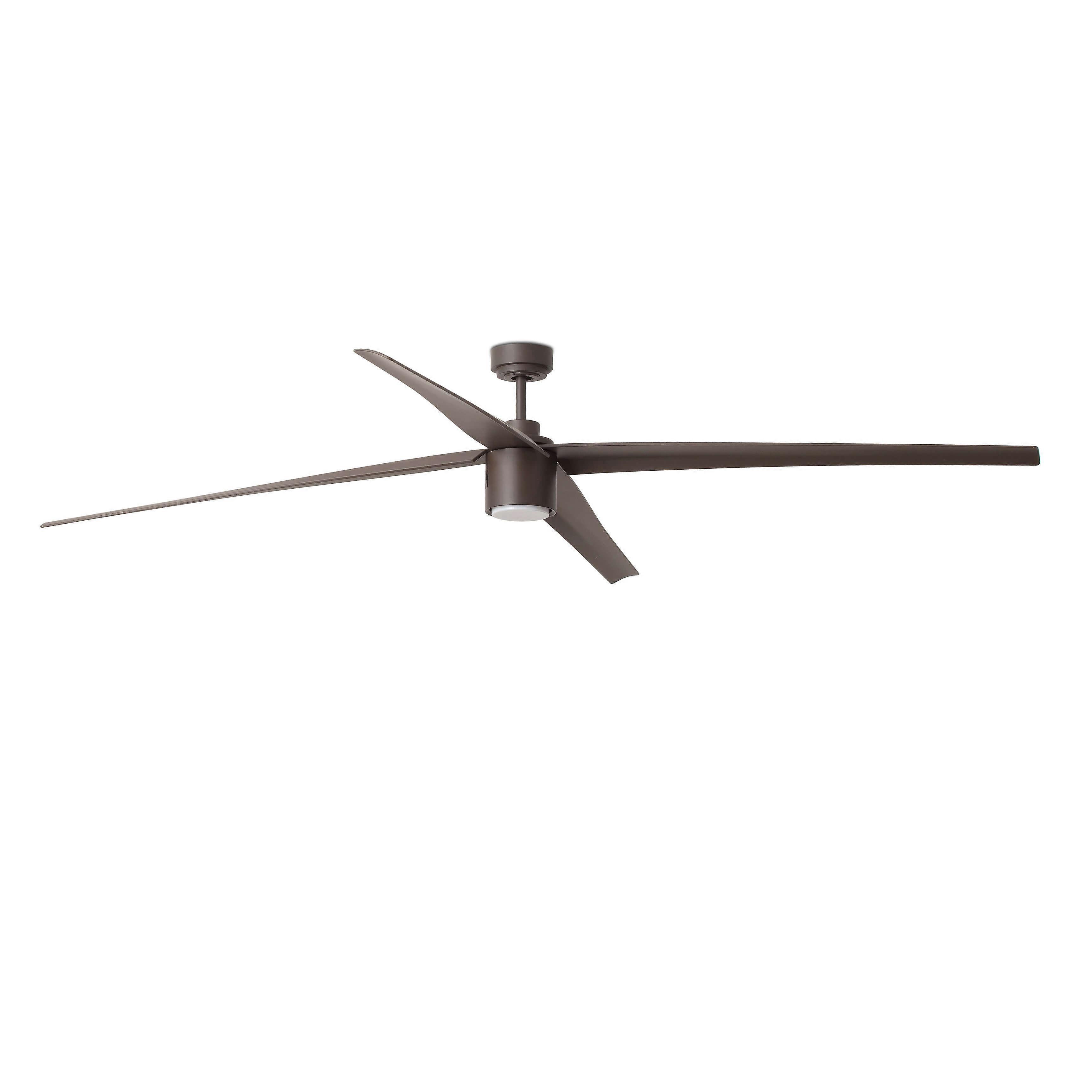 DC Deckenventilator Attos Braun 213 cm mit LED