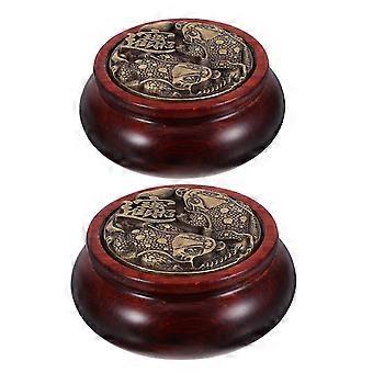 Hand Exercise Balls Baoding Wood Balls Compatible with Relaxation 2Pcs