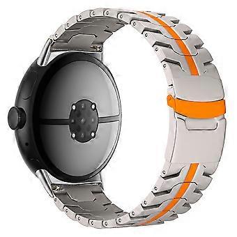 Smart Bracelet Titanium Alloy Steel Clasp for Google Pixel Watch 4 + 3 45mm