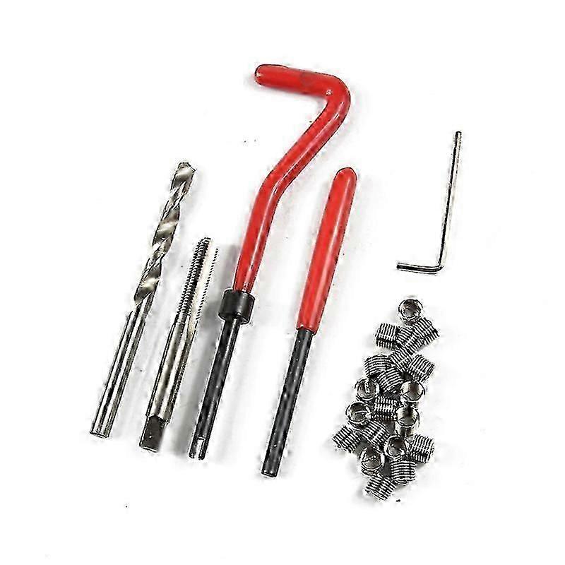 Thread Repair Kit 25pcs M6 Thread Repair Tool Insert Tapping Tool Drill Bit Set
