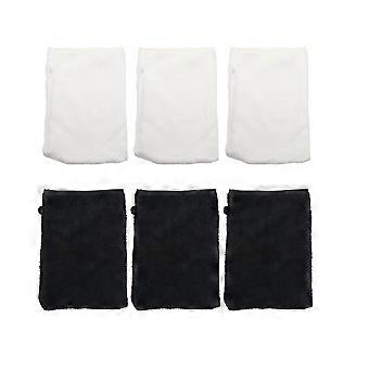 Facial Cleaning Gloves Soft Makeup Remover Gloves for Home Use 6Pcs