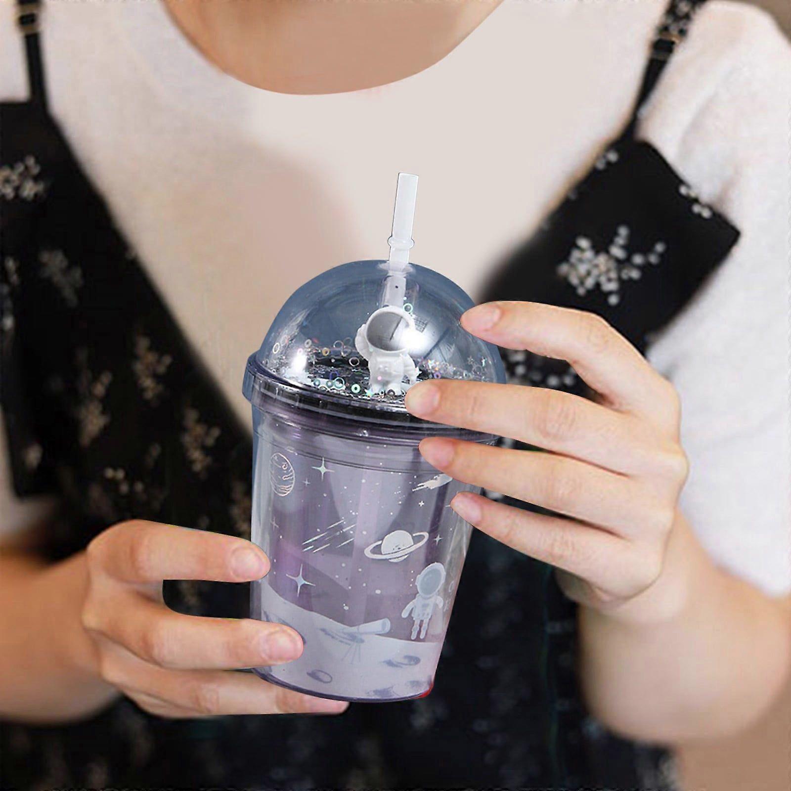 Kitchen  Kitchen Organizers and Storage Double Layer Starry Sky Plastic Cup