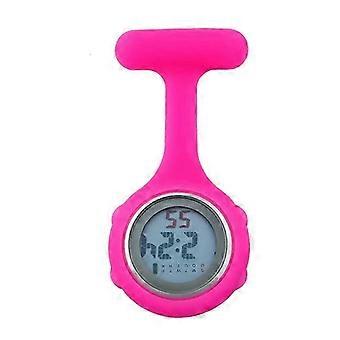 Digital nurse watch silicone gift zakhorloge enfermero accesorio fob pocket watches(pink) [MI]