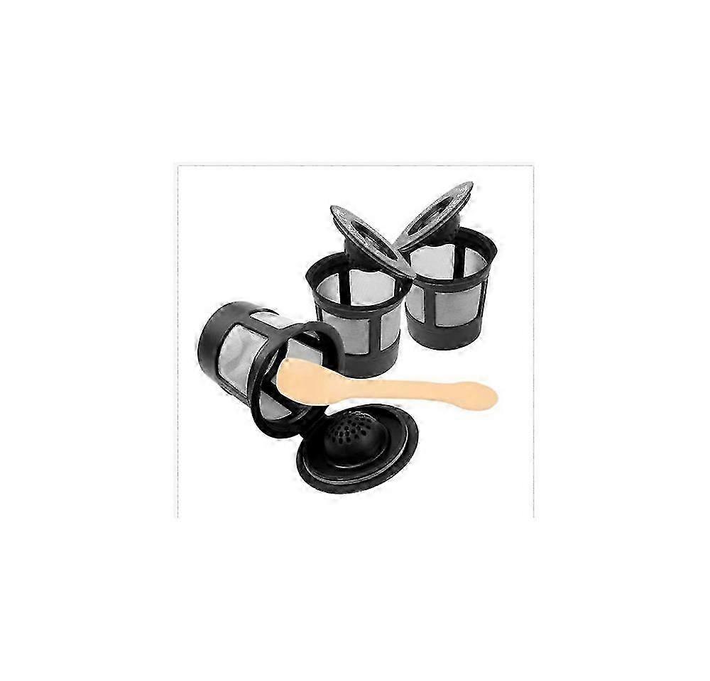 3pcs Reusable Coffee Filter Kit Filters 4.5*5cm