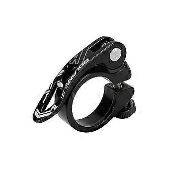 BOLANY MTB Bike Seatpost Clamp Quick Release Aluminium Alloy Bicycle Seatpost Mount 34.9mmBlack
