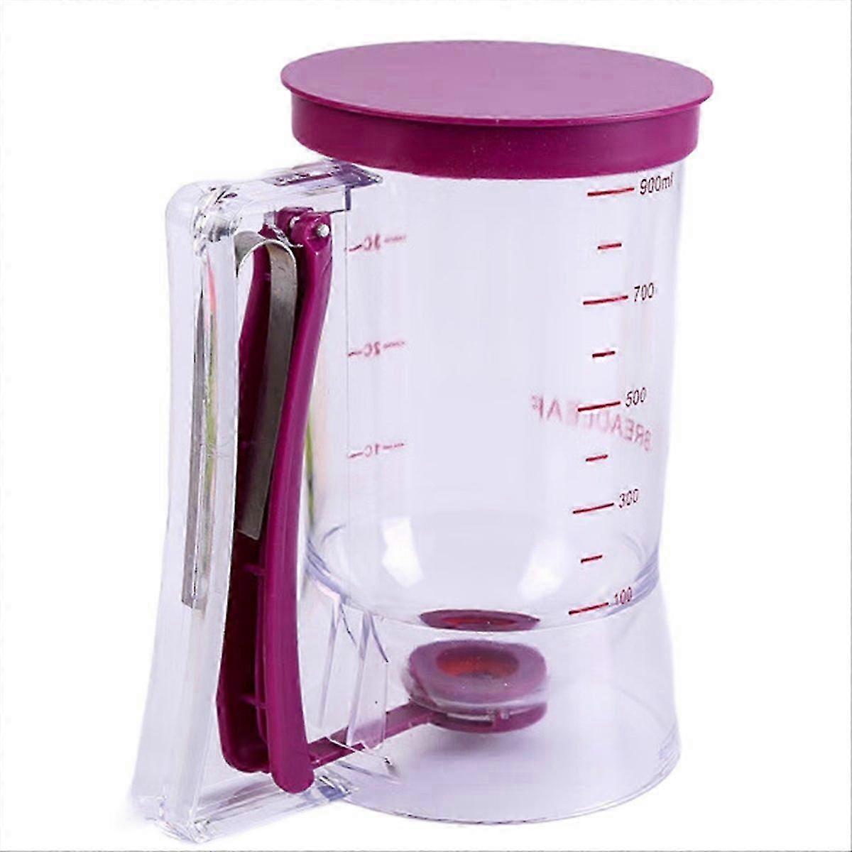 Multifunctional Batter Separator Batter Funnel Hand-Crank Batter Colander Handheld Batter Separator