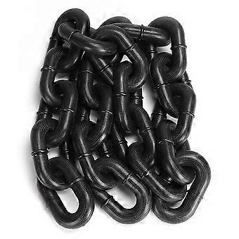 Gesimuleerde ijzeren ketting voor cosplay in een spookhuis, plastic kettingprop voor Halloween, grappige hondenriem, lichtgewicht nepmetalen kettingdecoratie voor een feestje.