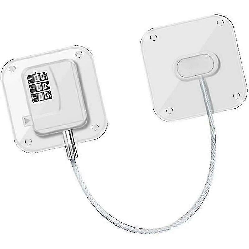 Latch and Bolt Refrigerator Lock Block Strong Adhesive Coded Wire Lock Drawer Lock Multifunctional Security Lock Cupboard Lock