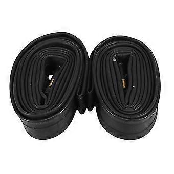 700X35C/38C/40C/43C Bike Inner Tube with Schrader Valve 48mm, 2 Pack Bike Tire Tube for 700C Road B
