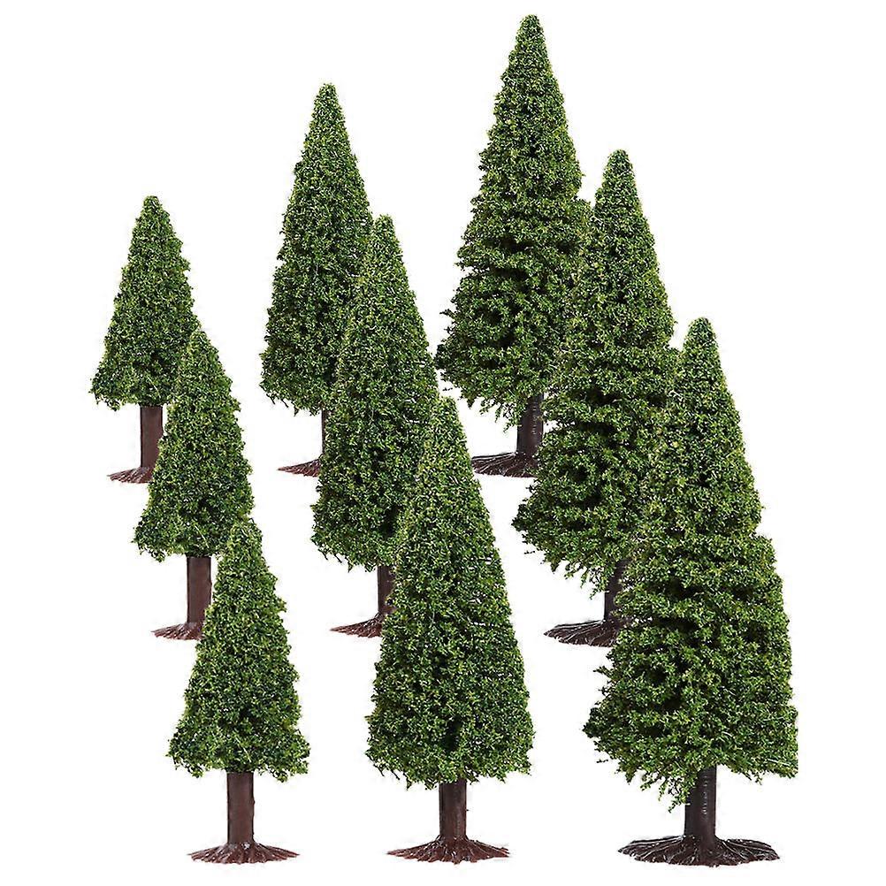 Sand Table Tree Model Mini Landscape Decor DIY Craft 10Cm 9Pcs