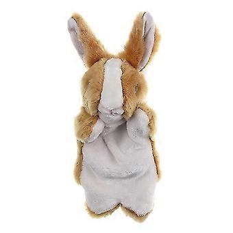 Plush Hand Puppet Cute Bunny Stuffed Animal For Stocking Kids Storytelling  HY-26