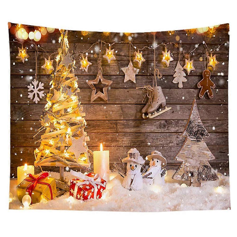 Rustic Creative Christmas Wall Tapestry
