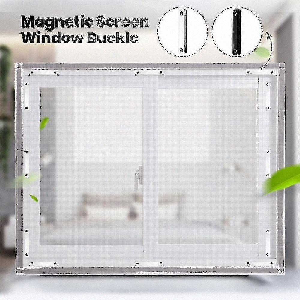 Adhesive Magnetic Clips for Insect Screen Protection