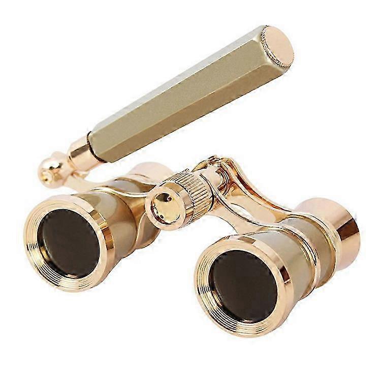 3X Elegant Gold Opera Binoculars