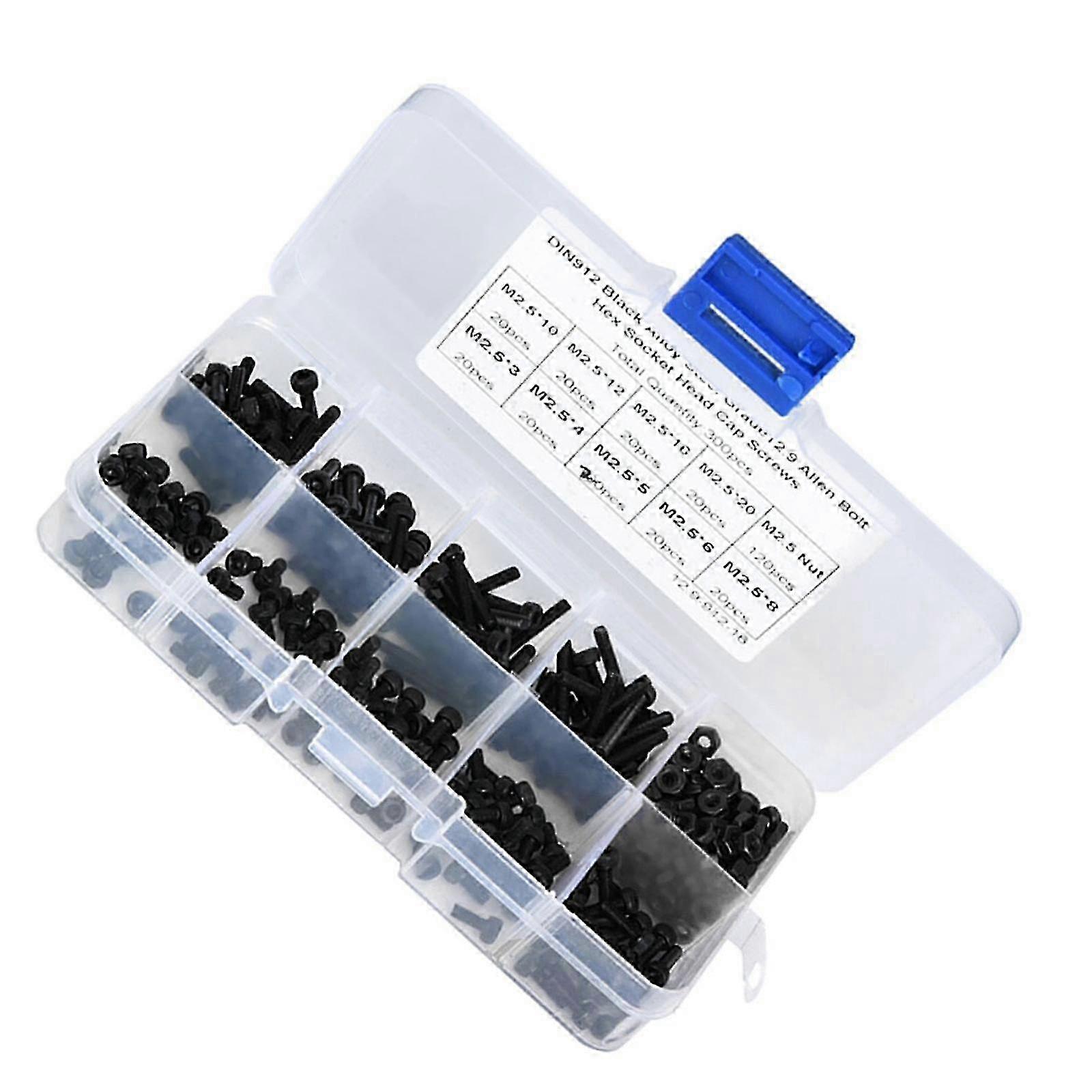 M2.5 Black Oxide Socket Screws 12.9
