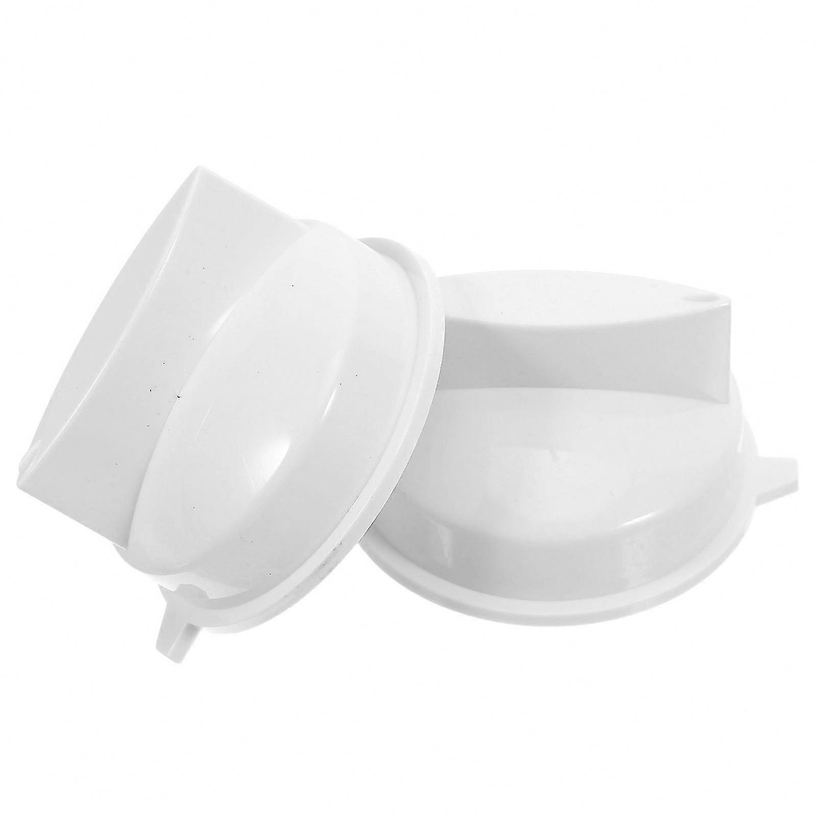 Microwave Knob Replacement 2PC Universal Plastic D-Shaped Rotating Control Switch 43.6mm Compatible with Oven Stove Range