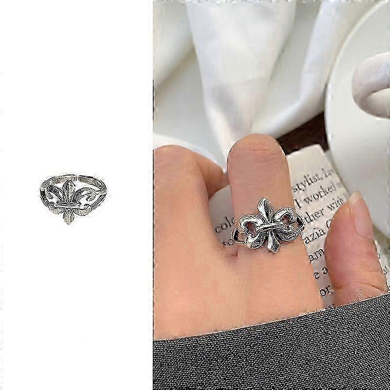 Open Fleur-de-Lys ring | Bold Statement Accessory, Happy H