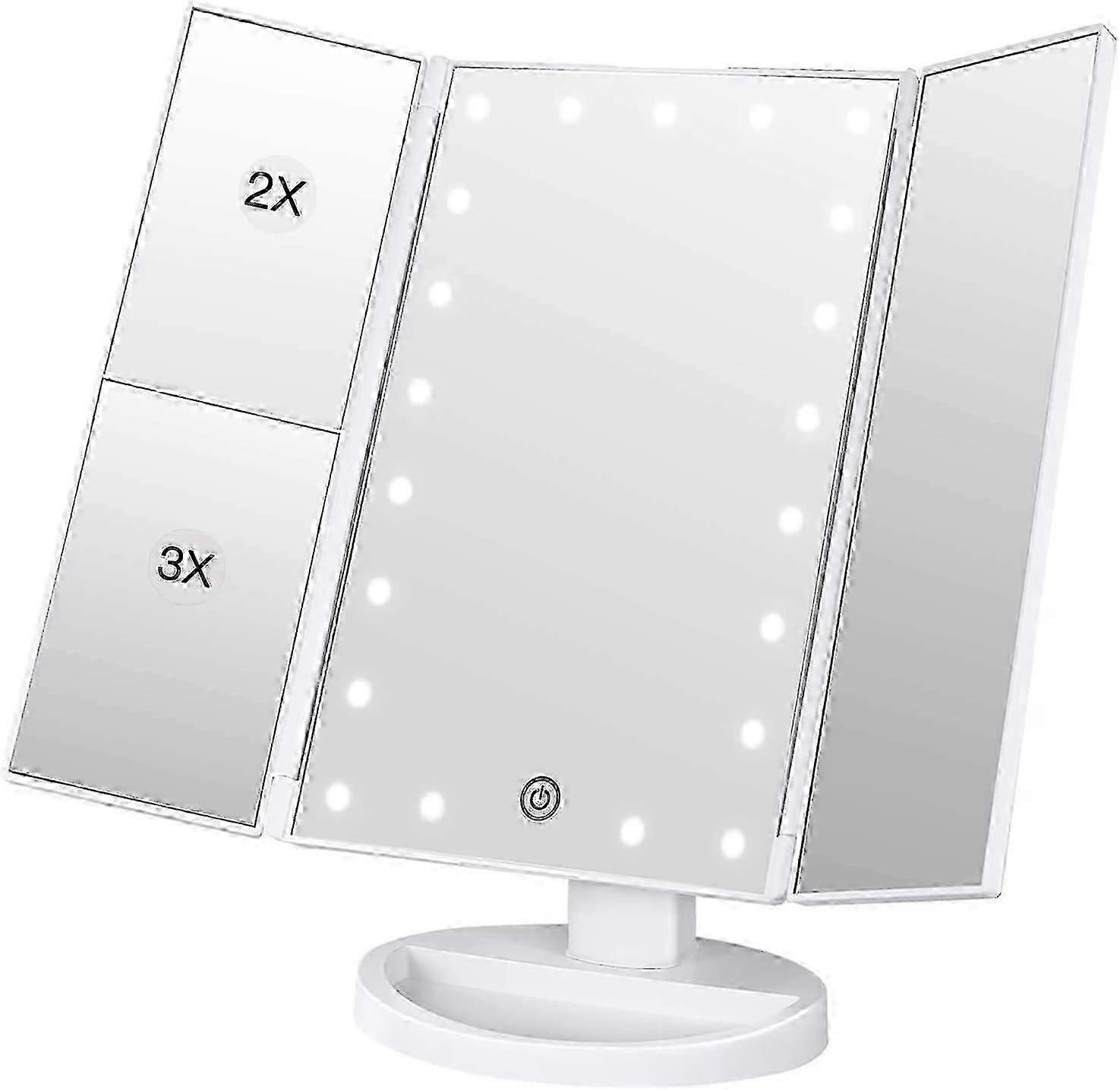3X Magnifying LED Makeup Mirror