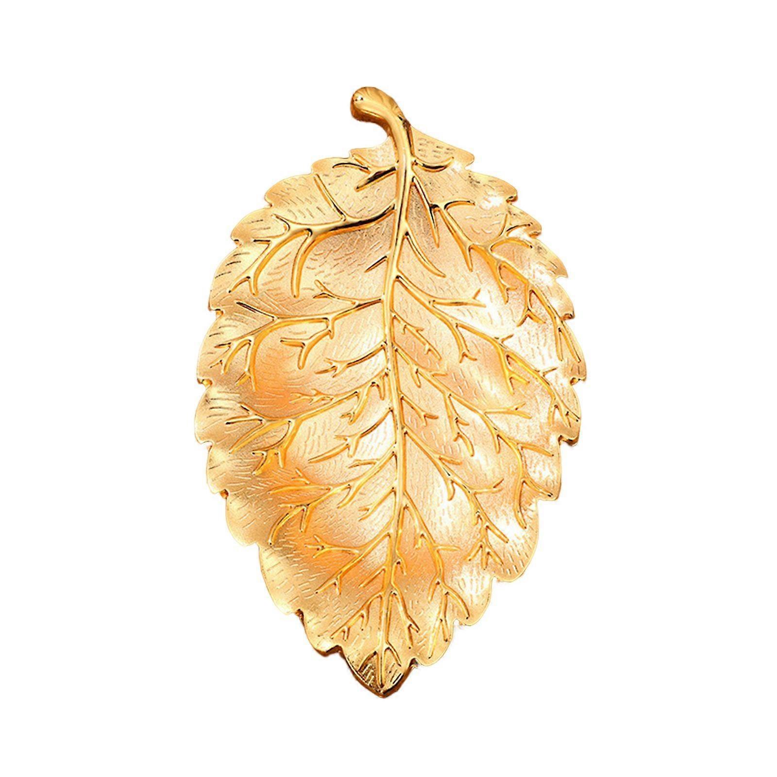 Leaf Shape Serving Tray Decorative Tray for Appetizers for Bathroom Kitchen