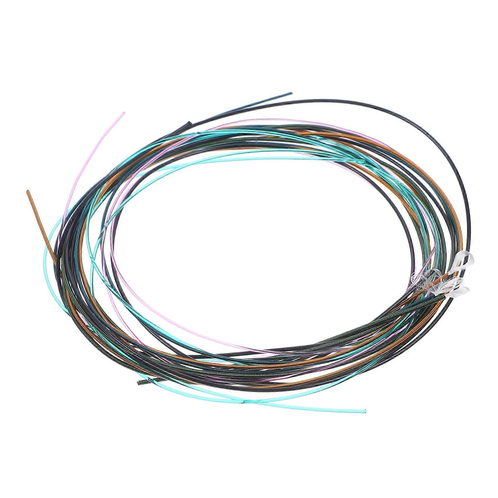 Electric Guitar Strings Set 6pcs, Metal Replacement Strings for Strong Tone