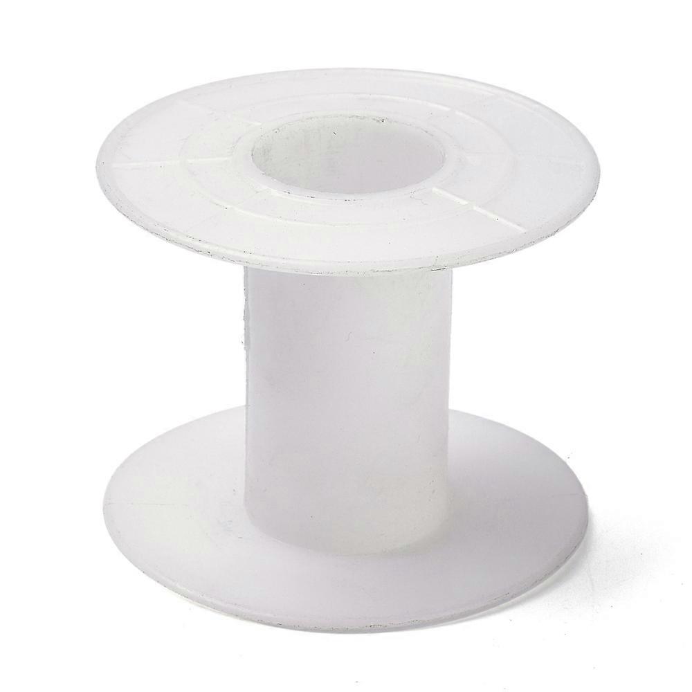 50pcs () Plastic Empty Spools for Wire Thread Bobbins White 5.6x4.6cm