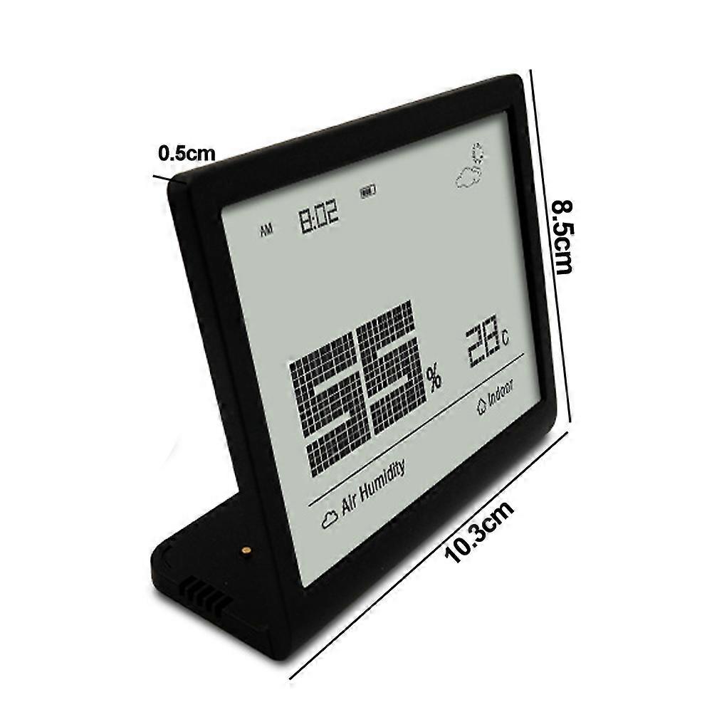 Minimalist Digital Hygrometer with Large LCD Display