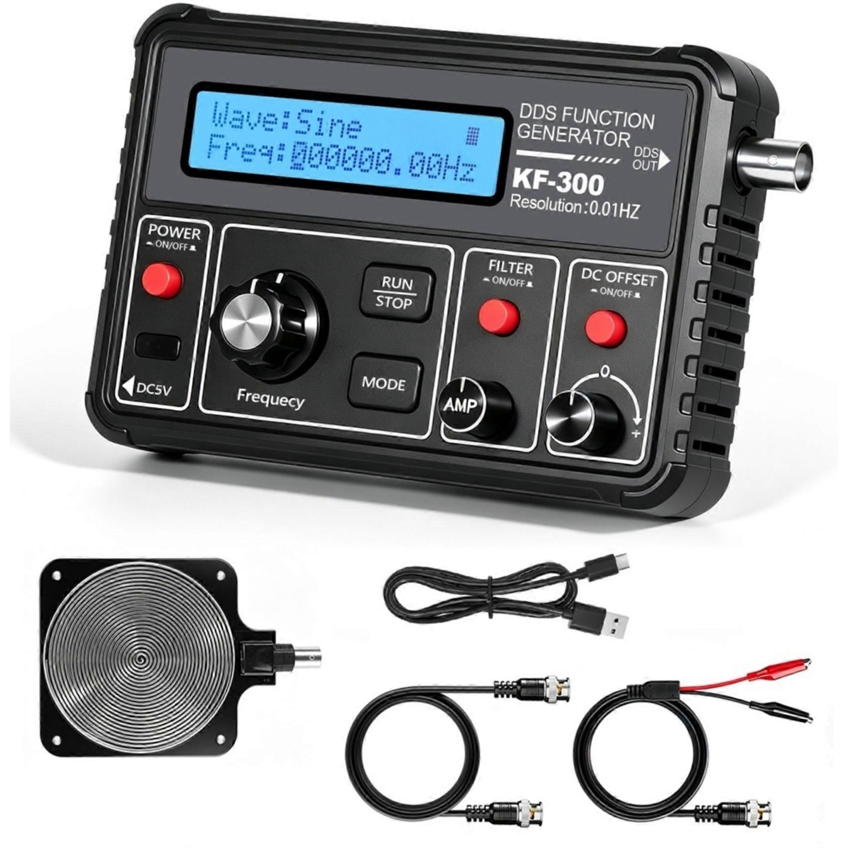 DDS Function Signal Generator Frequency Counter Signal Source Module Sine+Square+Sawtooth Waveform KF-300
