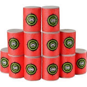 12pcs EVA Bullet Target Soft Bullet Target Toy Target Shock Wave Bullet Target-ad