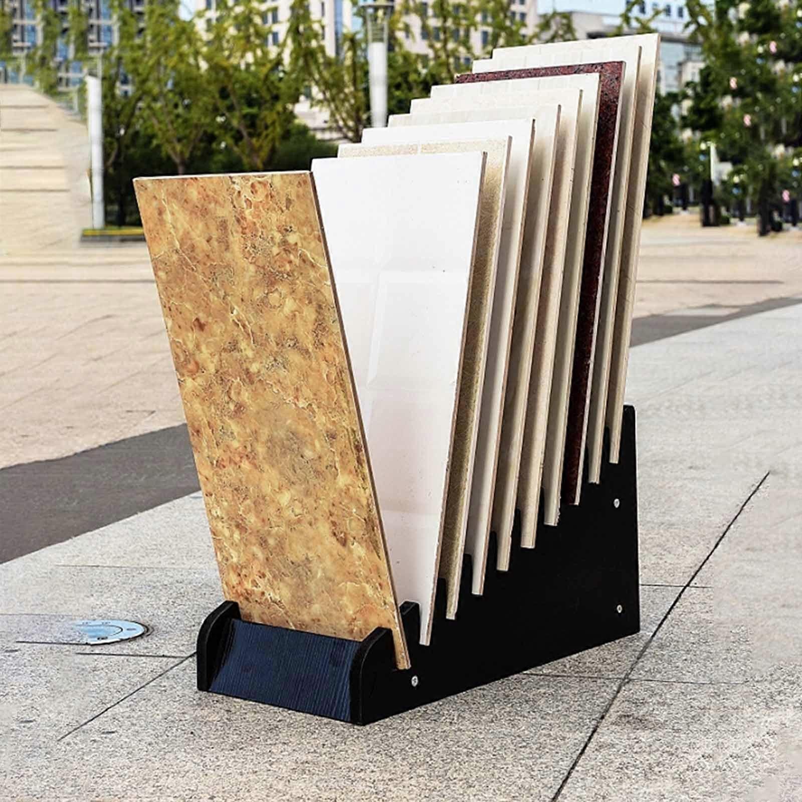 Multi-Layer Tile Display Rack Size Large for Boards, Door Templates and Ceramic Samples