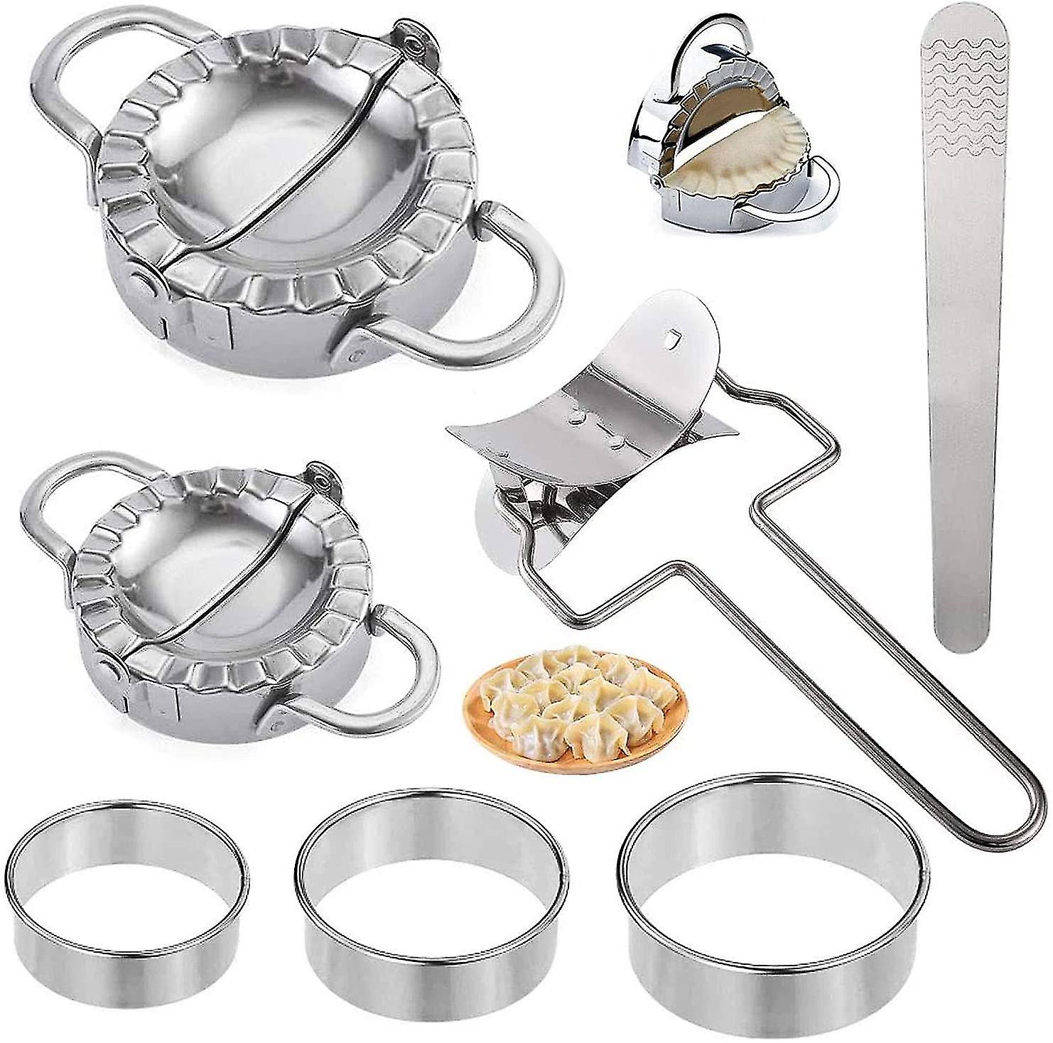 Dumpling Maker And Machine, 7 Pieces Dumpling Mold, Stainless Steel Dumpling