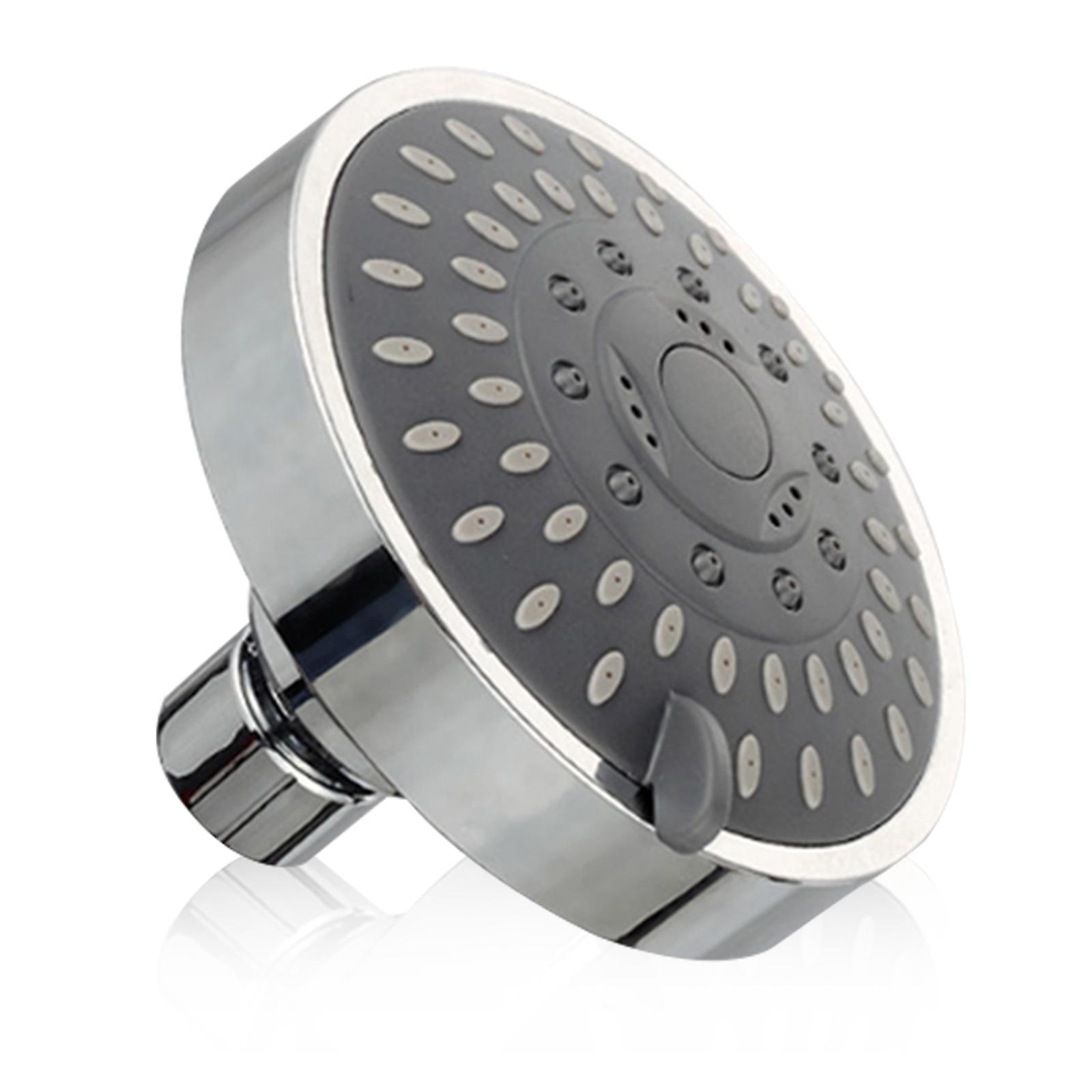 High Pressure Shower Head 4 Inch 5 Settings Adjustable Bathroom Shower