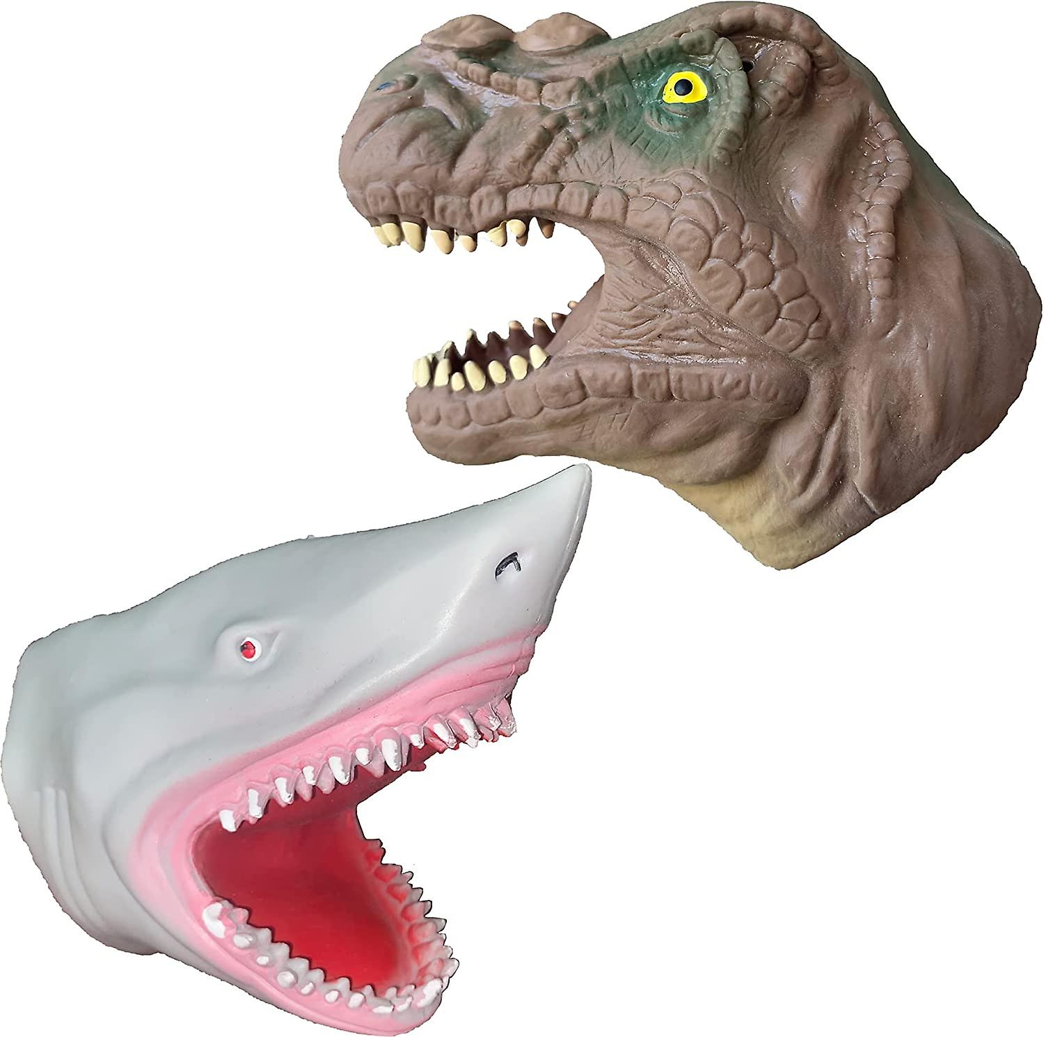 Marioneta De Mano De Tiburón De Goma – Juguete De Plástico Para Niños, Ideal Para Fiestas Y Regalos De Cumpleaños