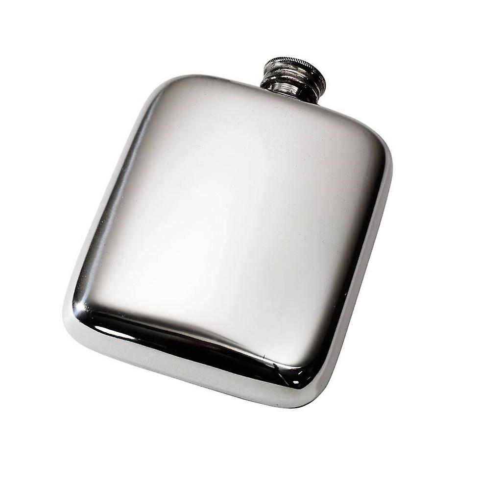 4Oz Plain Pewter Pocket Flask