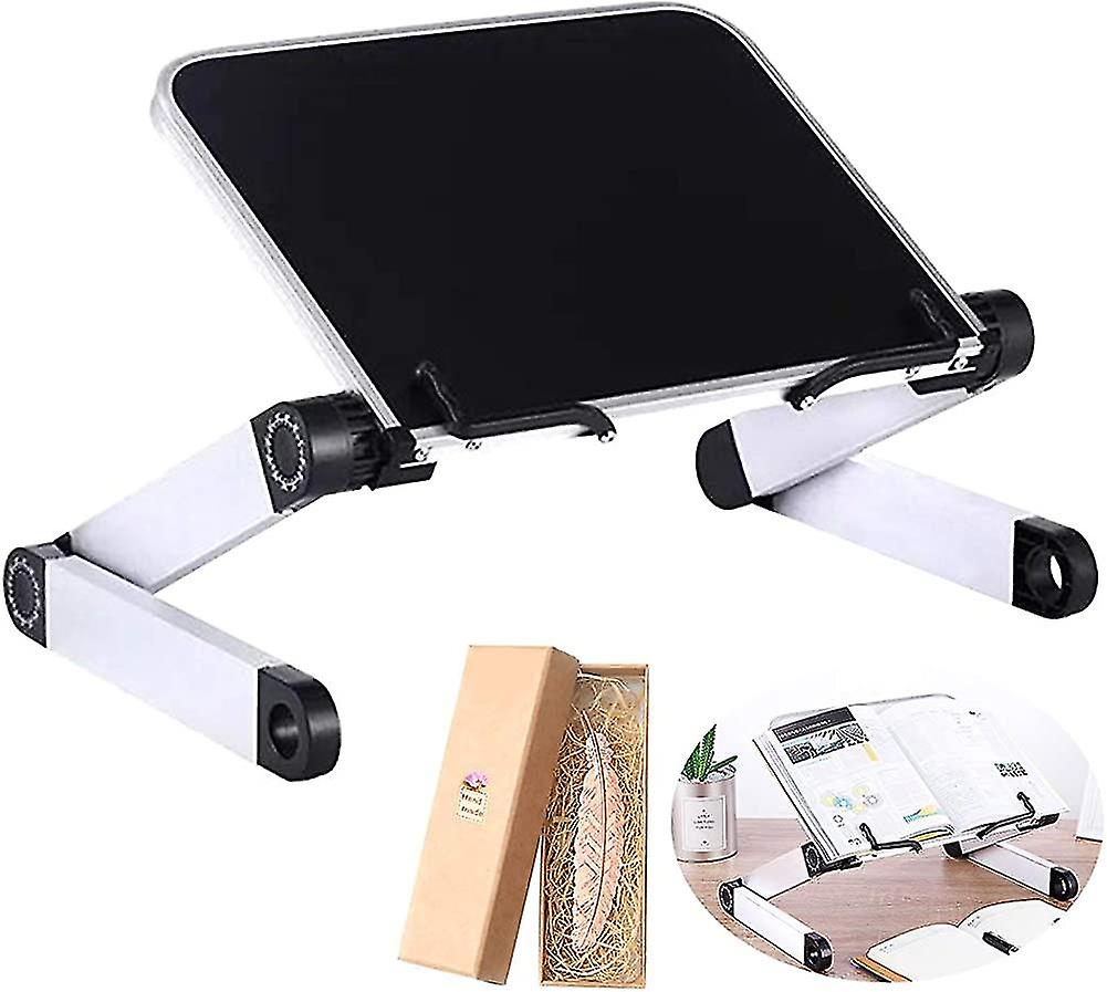 Foldable Bookshelf Height And Angle Adjustable Ergonomic Bookshelf With Page