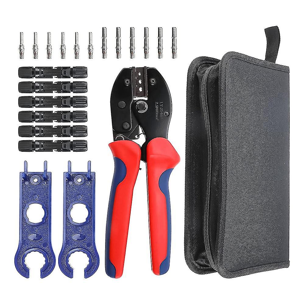 Solar Crimper Tool Kit Solar Tools For 2.5/4.0/6.0mm Solar Panel Pv Cable For Open Plug-type Connector