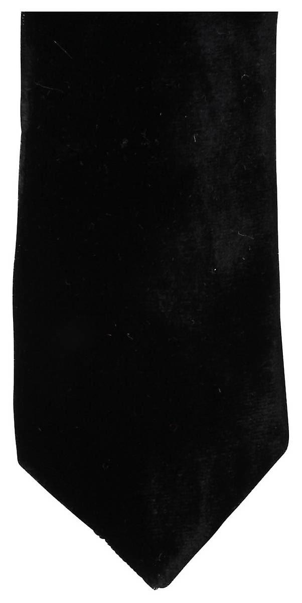 Knightsbridge Neckwear Velvet Tie - Black