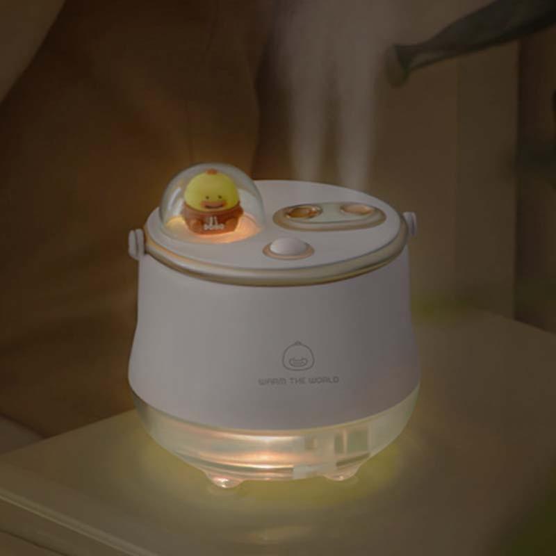 F08 Wired LED Night Light Humidifier
