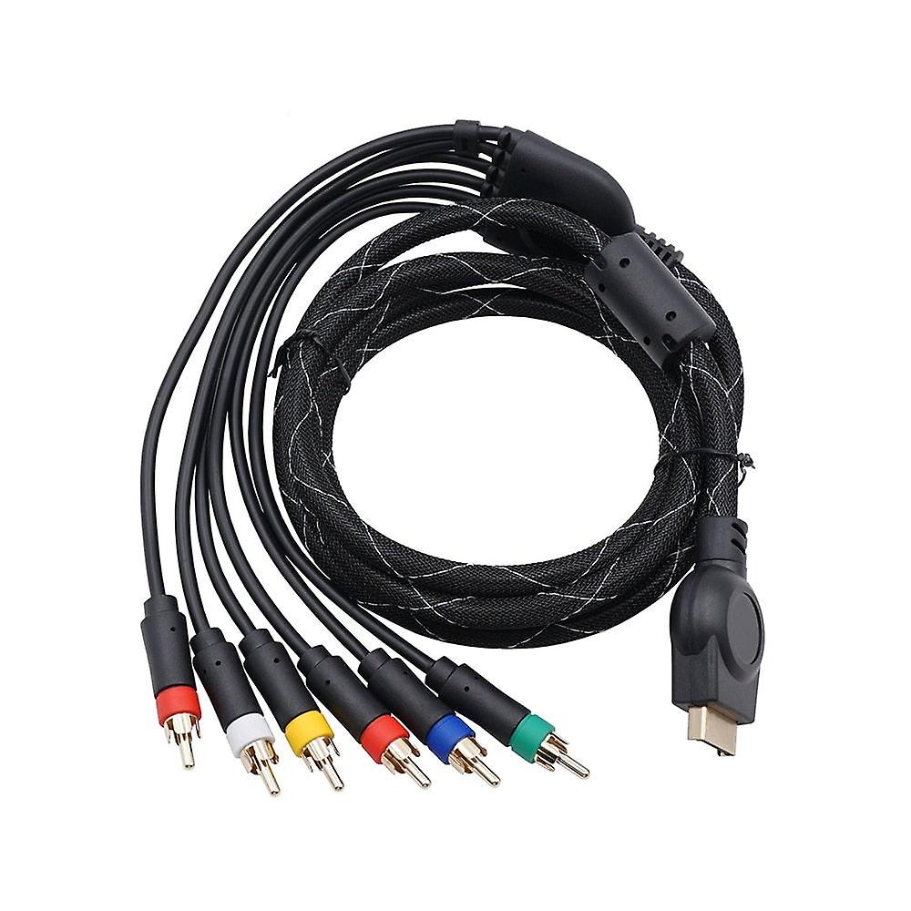 1.8M Ps2/ps3 Component Cable Provide The Sharpest Video And Sound For Sony Playstation 2/3 Game Console