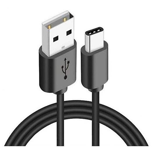 Phone Chargers Cables Black Braided Type Fast Sync Data 1M Cables & Adapters