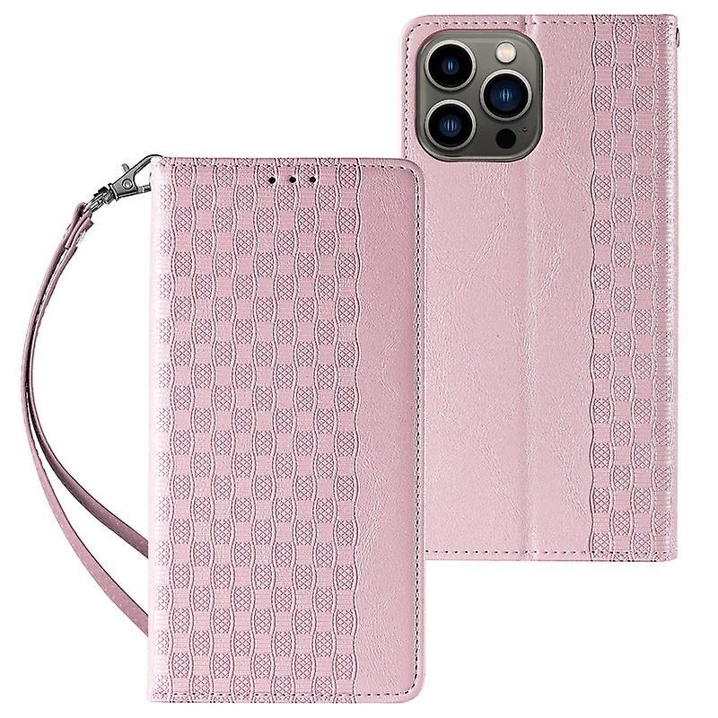For Iphone 14 Pro Wallet Case , With Kickstand Rfid Blocking Card Holder Magnetic Shockproof Case