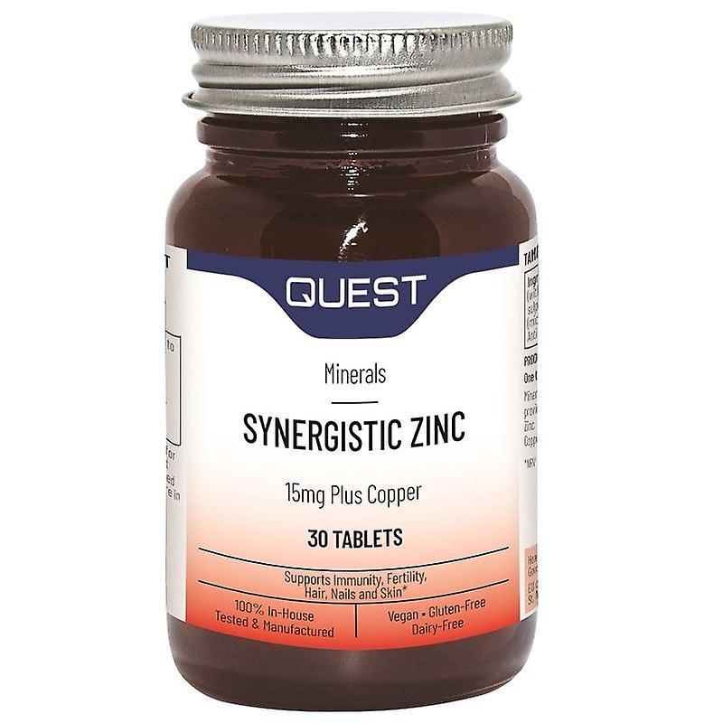 Quest Vitamins Synergistic Zinc Tabs 30 (601384)