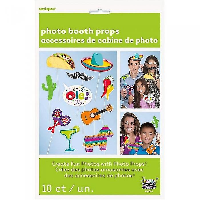 Unique Party Photobooth Props (Pack of 10)