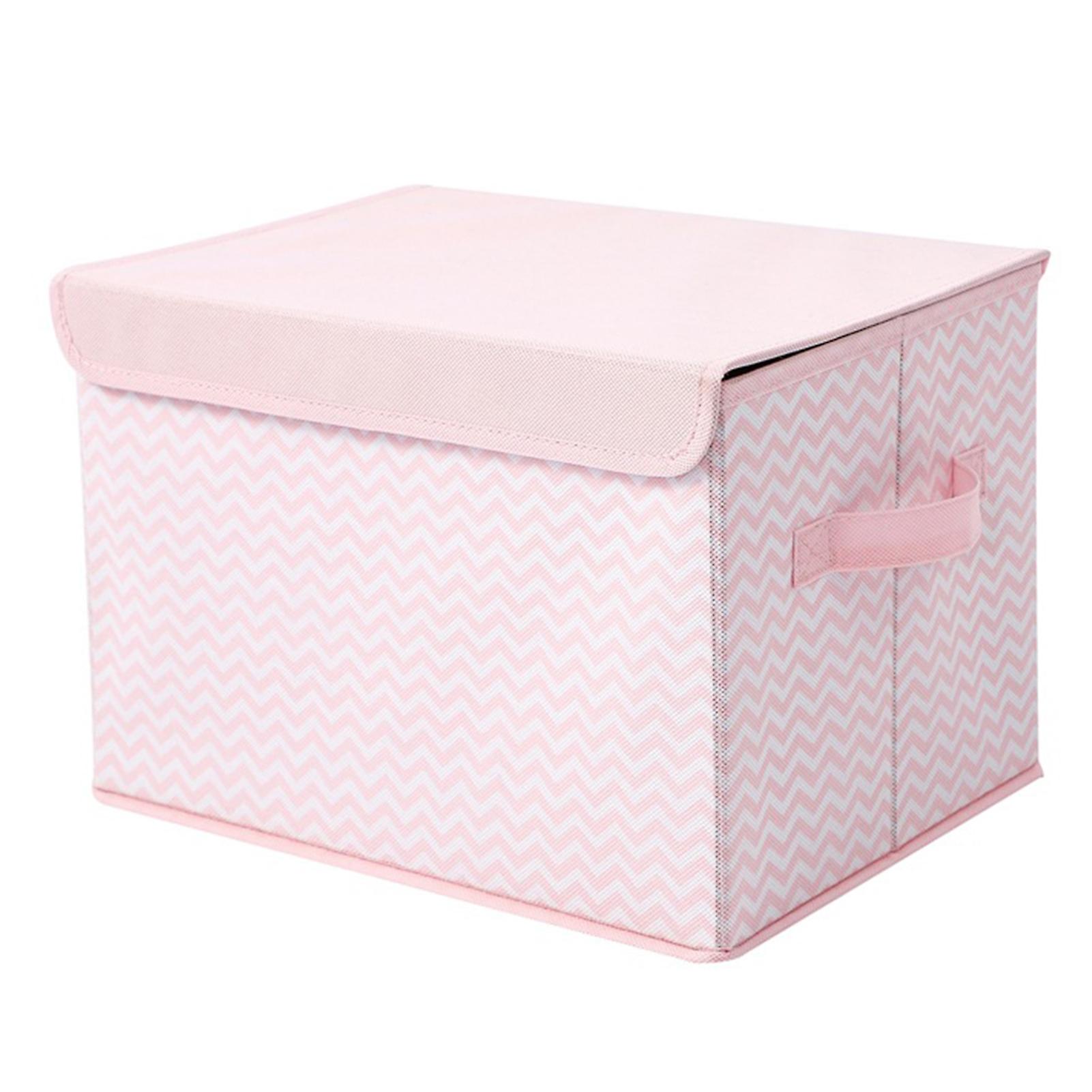 Foldable Fabric Storage Cubes With Handles Shelf Baskets